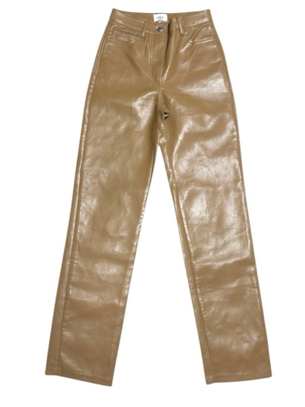 Aritzia Wilfred The Melina Vegan Leather Pant in Saville Beige Women’s Size 00